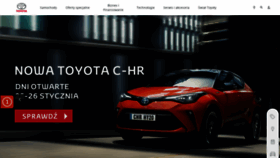 What Toyota.pl website looked like in 2020 (4 years ago)