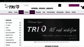 What Tri-o.rs website looked like in 2020 (4 years ago)