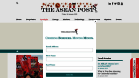 What Theaseanpost.com website looked like in 2020 (4 years ago)