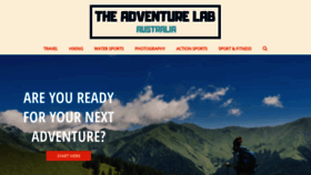 What Theadventurelab.com.au website looked like in 2020 (4 years ago)