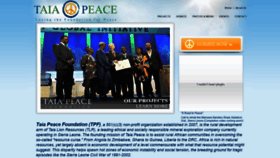 What Taiapeace.org website looked like in 2020 (4 years ago)
