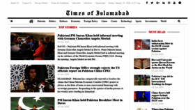 What Timesofislamabad.com website looked like in 2020 (4 years ago)