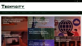 What Techvicity.com website looked like in 2020 (4 years ago)