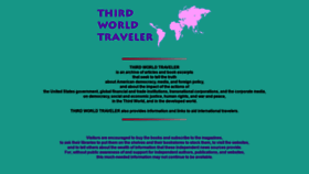 What Thirdworldtraveler.com website looked like in 2020 (4 years ago)