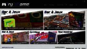 What Tryagame.fr website looked like in 2020 (4 years ago)