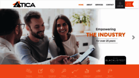 What Tica.com.au website looked like in 2020 (4 years ago)