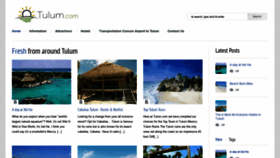 What Tulum.com website looked like in 2020 (4 years ago)