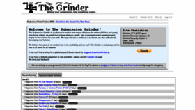 What Thegrinder.diabolicalplots.com website looked like in 2020 (4 years ago)