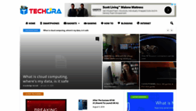 What Techora.net website looked like in 2020 (4 years ago)