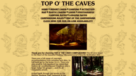 What Topothecaves.com website looked like in 2020 (4 years ago)