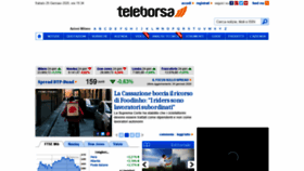 What Teleborsa.it website looked like in 2020 (4 years ago)