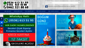 What Trabzoncicekciler.com website looked like in 2020 (4 years ago)