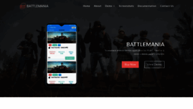 What Thebattlemania.com website looked like in 2020 (4 years ago)