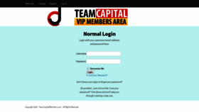 What Teamcapitalmembers.com website looked like in 2020 (4 years ago)