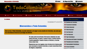 What Todacolombia.com website looked like in 2020 (4 years ago)