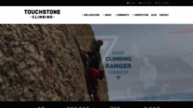 What Touchstoneclimbing.com website looked like in 2020 (4 years ago)