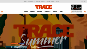 What Trace.tv website looked like in 2020 (4 years ago)