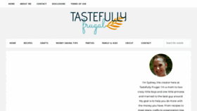 What Tastefullyfrugal.org website looked like in 2020 (4 years ago)
