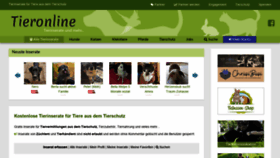 What Tieronline.ch website looked like in 2020 (4 years ago)