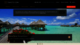 What Tahiti.com website looked like in 2020 (4 years ago)