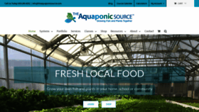 What Theaquaponicsource.com website looked like in 2020 (4 years ago)