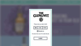 What Theglenlivet.com website looked like in 2020 (4 years ago)