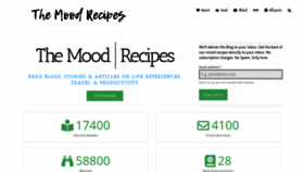 What Themoodrecipes.com website looked like in 2020 (4 years ago)