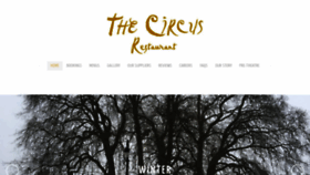 What Thecircusrestaurant.co.uk website looked like in 2020 (4 years ago)