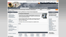What Tierischtierisch.de website looked like in 2020 (4 years ago)