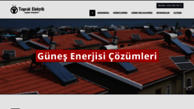 What Toprakelektrik.com.tr website looked like in 2020 (6 years ago)