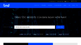 What Tnd.vn website looked like in 2020 (4 years ago)