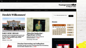 What Theatergemeinde-koeln.de website looked like in 2020 (4 years ago)