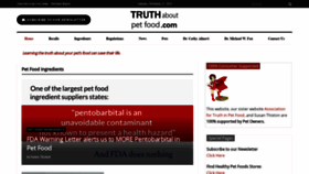 What Truthaboutpetfood.com website looked like in 2020 (4 years ago)