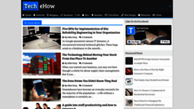What Techehow.com website looked like in 2020 (5 years ago)