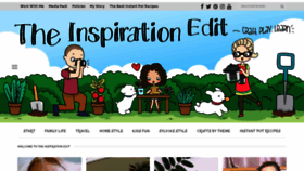 What Theinspirationedit.com website looked like in 2020 (6 years ago)