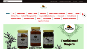 What Tredyfoods.com website looked like in 2020 (4 years ago)