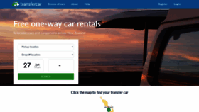 What Transfercar.co.nz website looked like in 2020 (4 years ago)