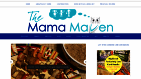 What Themamamaven.com website looked like in 2020 (4 years ago)