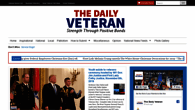 What Thedailyveteran.com website looked like in 2020 (4 years ago)