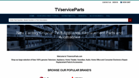 What Tvserviceparts.com website looked like in 2020 (4 years ago)