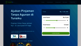 What Tunaiku.com website looked like in 2020 (4 years ago)