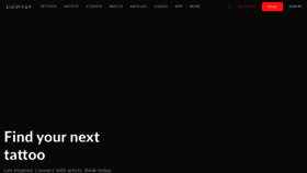 What Tattoodo.com website looked like in 2020 (4 years ago)