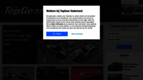 What Topgear.nl website looked like in 2020 (4 years ago)
