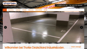 What Thortex-industrieboden.de website looked like in 2020 (4 years ago)