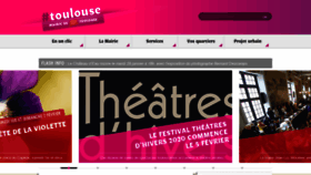 What Toulouse.fr website looked like in 2020 (4 years ago)