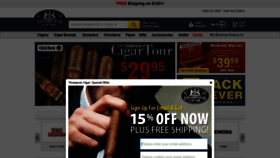 What Thompsoncigar.com website looked like in 2020 (4 years ago)