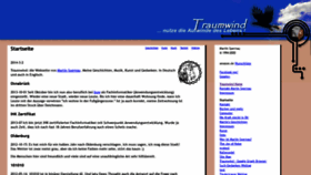 What Traumwind.de website looked like in 2020 (4 years ago)