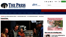 What Thepress.net website looked like in 2020 (4 years ago)