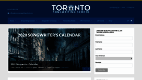 What Torontosongwritingschool.com website looked like in 2020 (4 years ago)