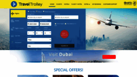 What Traveltrolley.co.uk website looked like in 2020 (4 years ago)